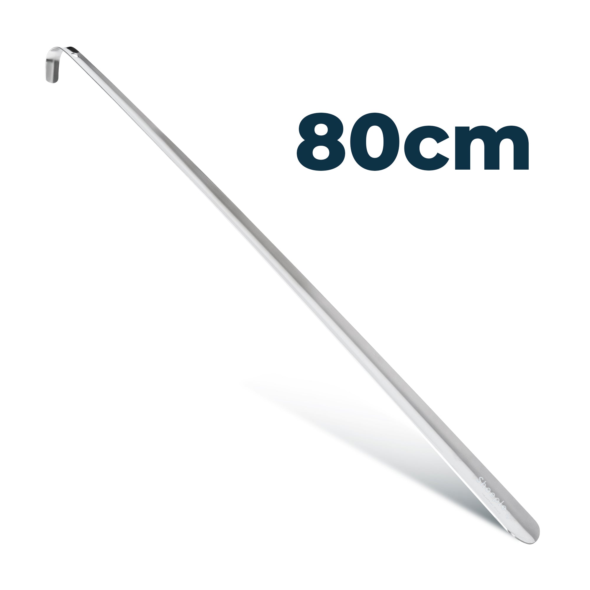 Shoeple Schoenlepel - 80cm Lang - RVS Duurzaam en extra sterk - Zilver