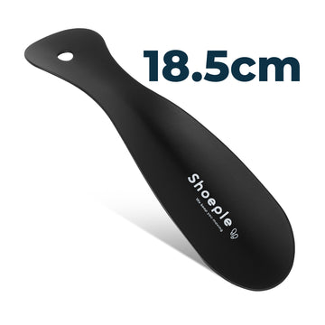 Shoeple Schoenlepel - 18,5cm Lang - RVS Duurzaam en extra sterk - Zwart