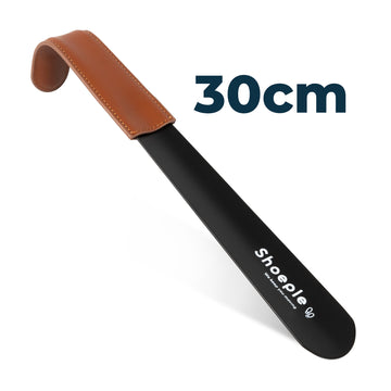 Shoeple Schoenlepel - 30cm Lang - RVS Duurzaam en extra sterk - Zwart