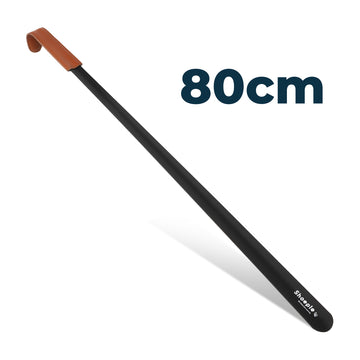 Shoeple Schoenlepel - 80cm Lang - RVS Duurzaam en extra sterk - Zwart
