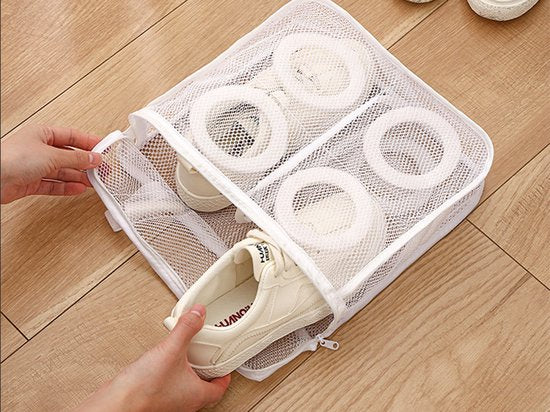 Shoeple Waszak - Wasnet Voor Schoenen - Waszak Voor Schoenen - Schoenen Waszak - 27 x 23 Cm - Delicaat Wasgoed - Schoen Wassen - Schoenenwaszak