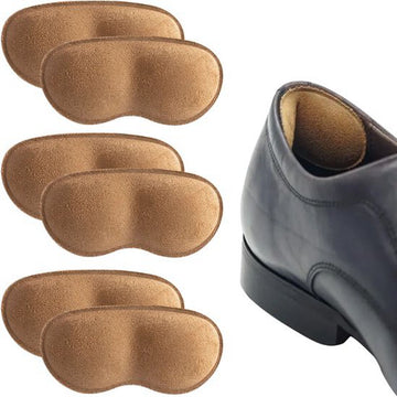 Shoeple Heelpad Comfortmax (6 stuks) - Hielkussentjes voor Schoenen - Schoenverkleiner - Antislip Hielzool - Hielbeschermer - Bruin