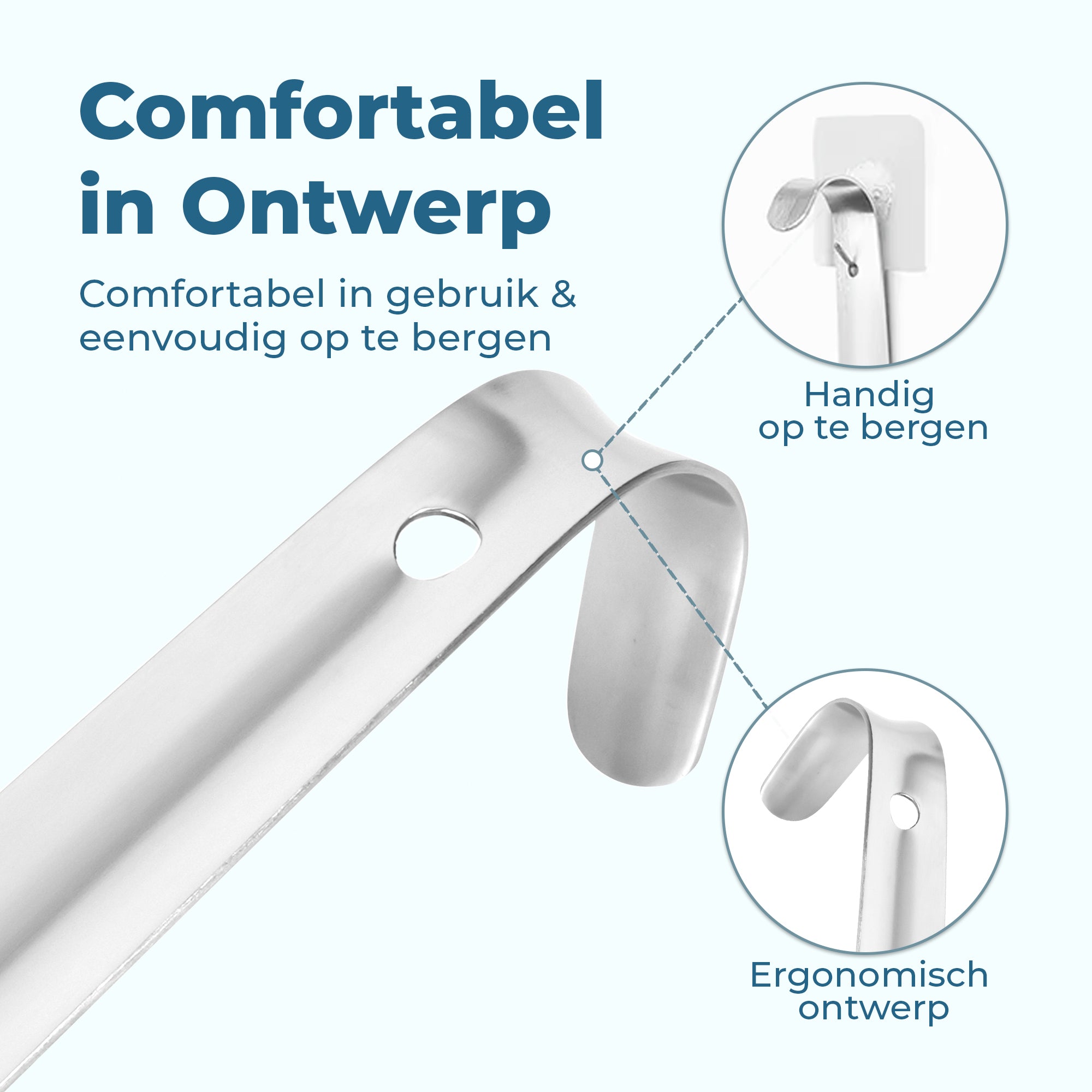 Shoeple Schoenlepel -  RVS Duurzaam en extra sterk