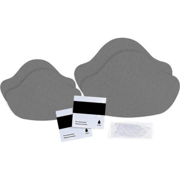 Shoeple Hak Reparatie Schoen (4 stuks) - Hielzooltjes - Inlegzool - Hakbeschermers - Grijs