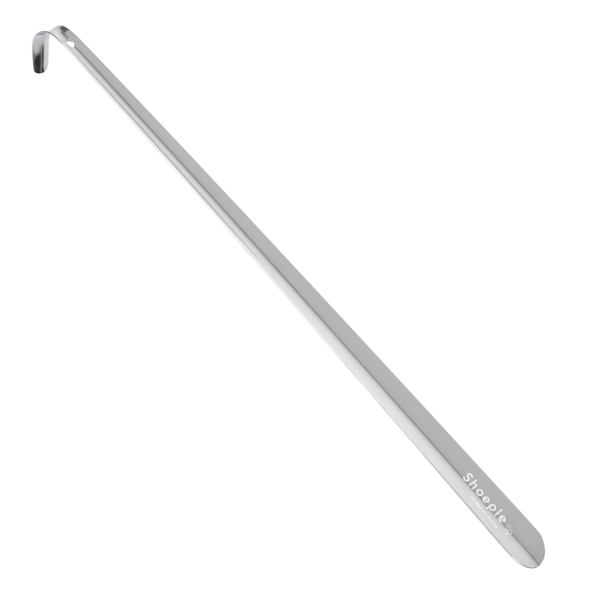 Shoeple Schoenlepel - 58cm Lang - RVS Duurzaam en extra sterk - Zilver