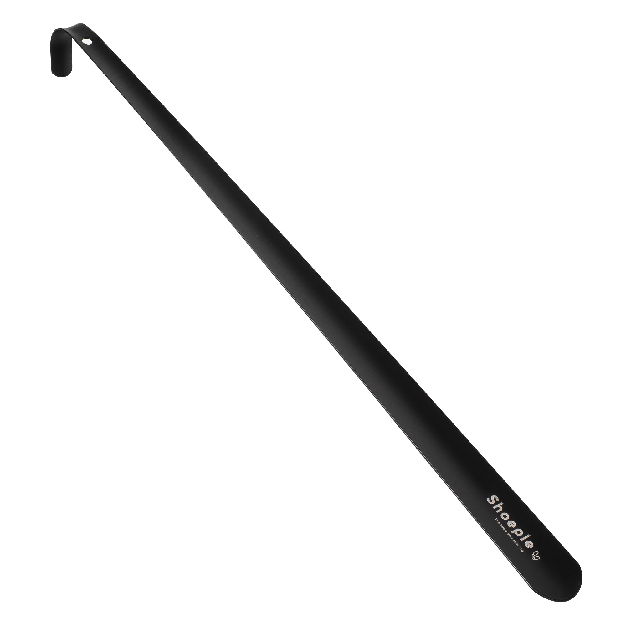 Shoeple Schoenlepel - 58cm Lang - RVS Duurzaam en extra sterk - Zwart