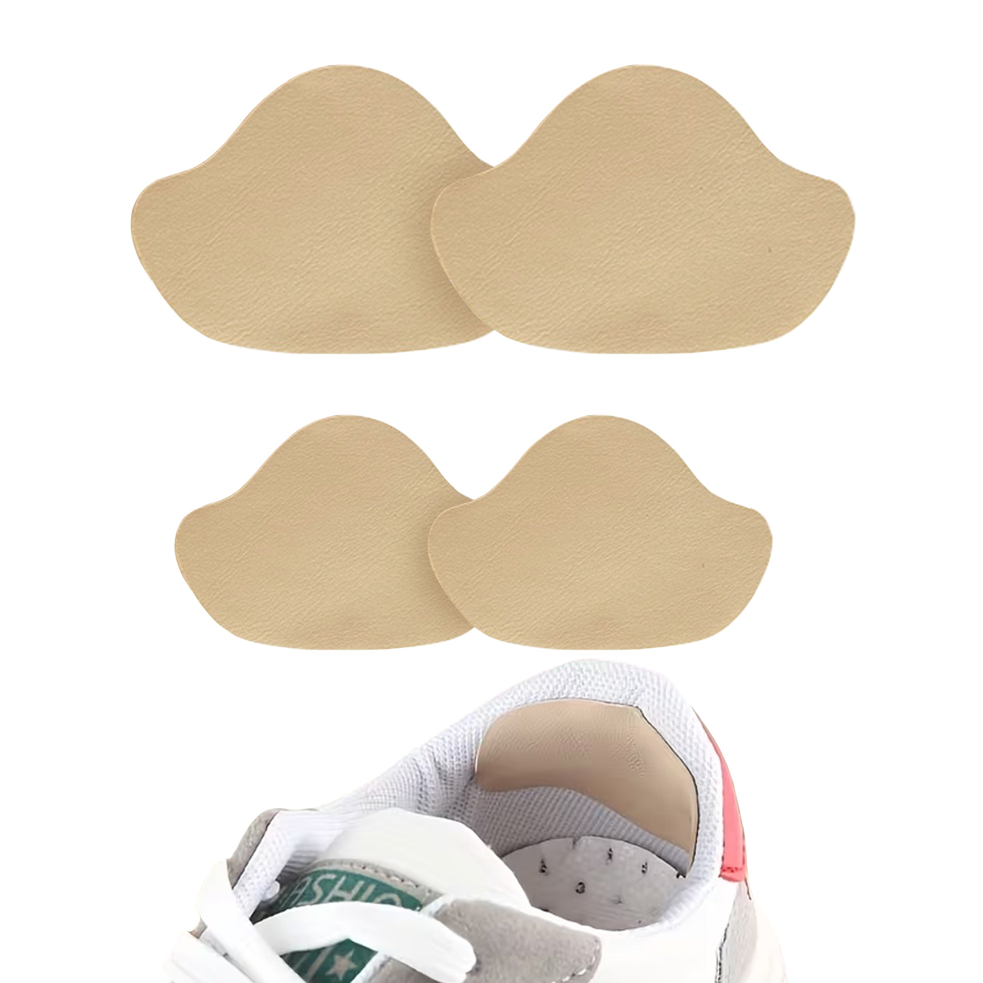 Shoeple Hak Reparatie Schoen (4 stuks) - Hielzooltjes - Inlegzool - Hakbeschermers - Geel