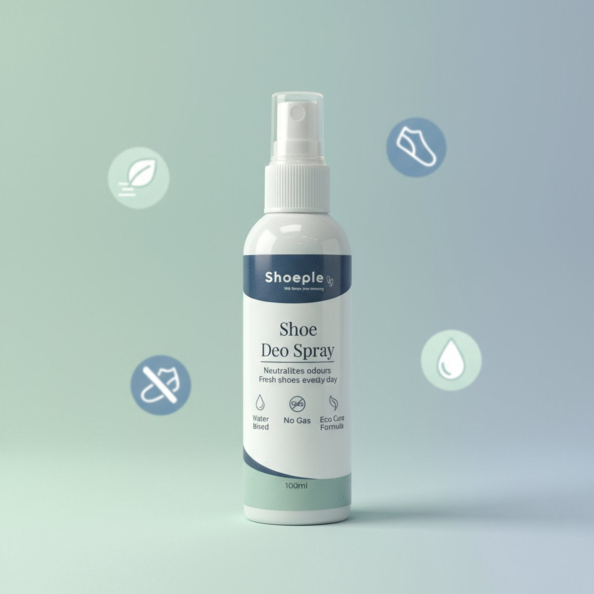 Shoeple Schoenendeo Spray – Frisse Geur & Anti-Bacterieel – 100ml