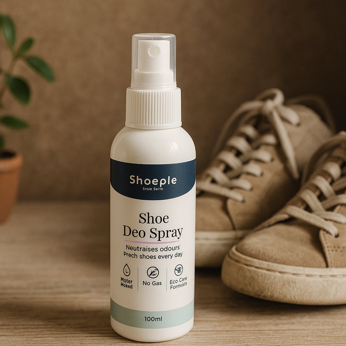 Shoeple Schoenendeo Spray – Frisse Geur & Anti-Bacterieel – 100ml