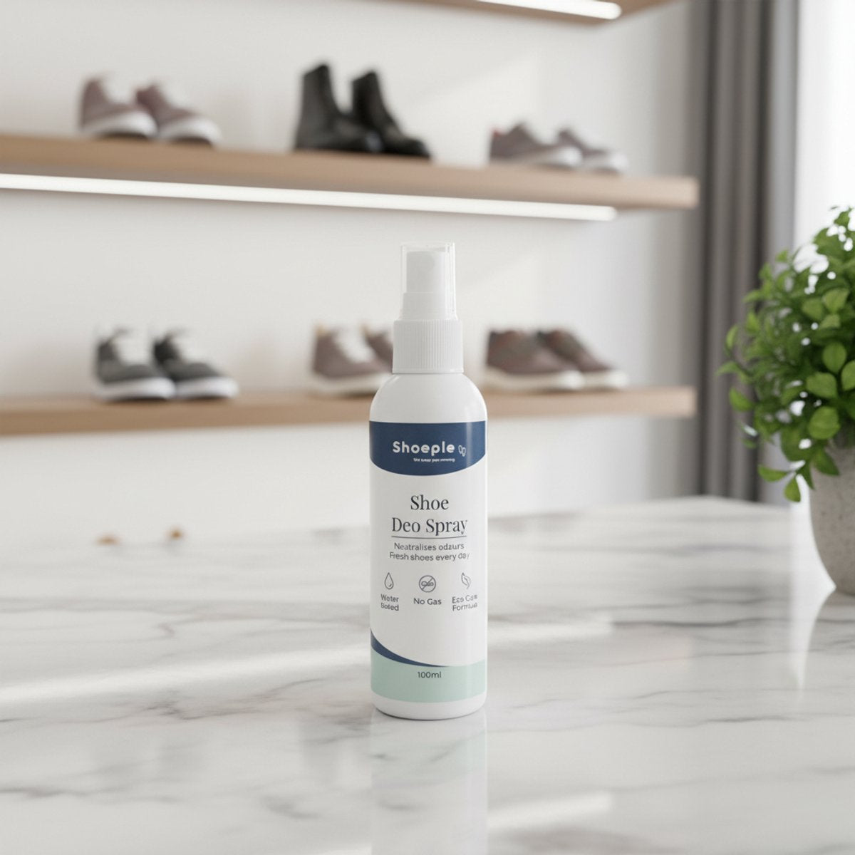Shoeple Schoenendeo Spray – Frisse Geur & Anti-Bacterieel – 100ml