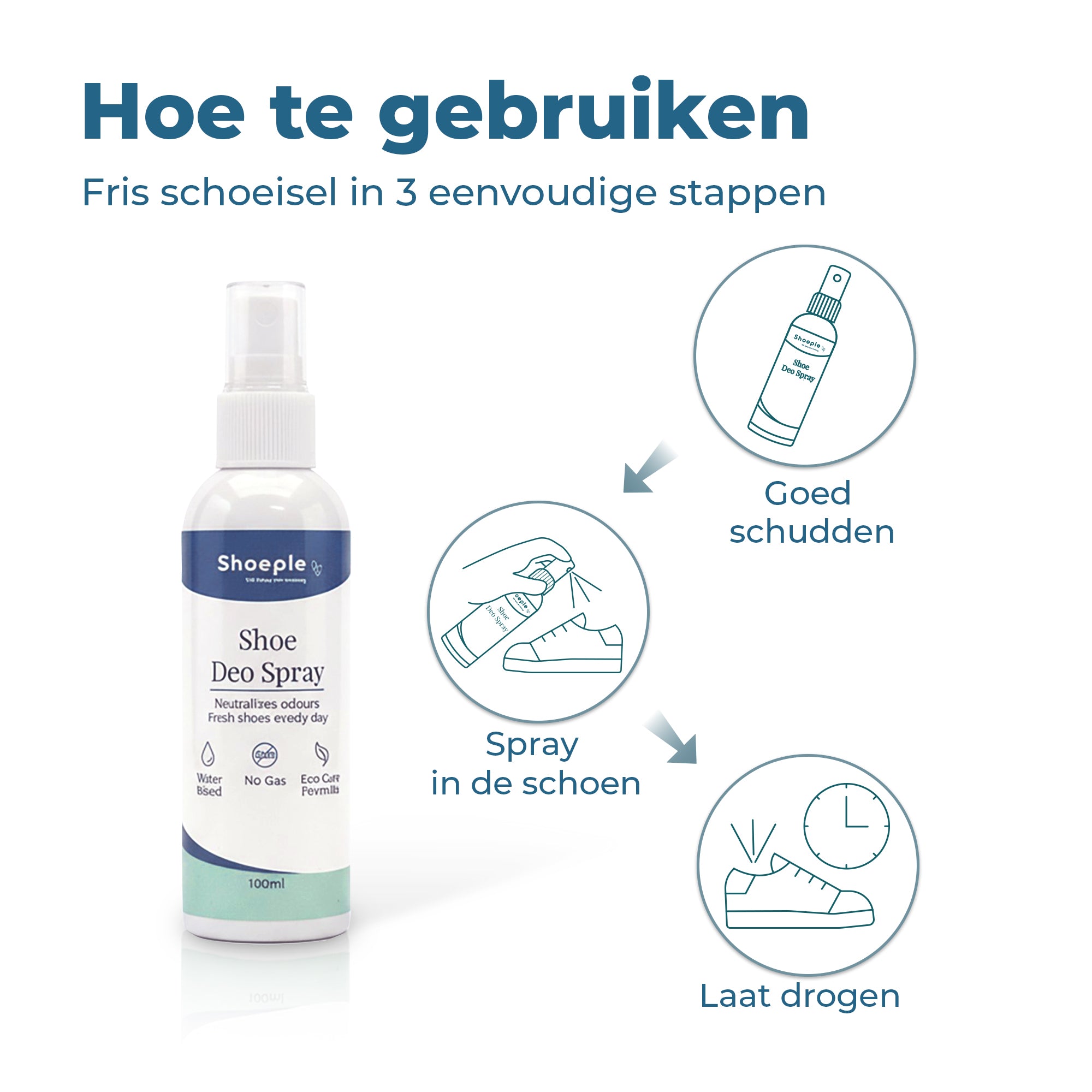 Shoeple Fresh Pack  deodorant & protect spray