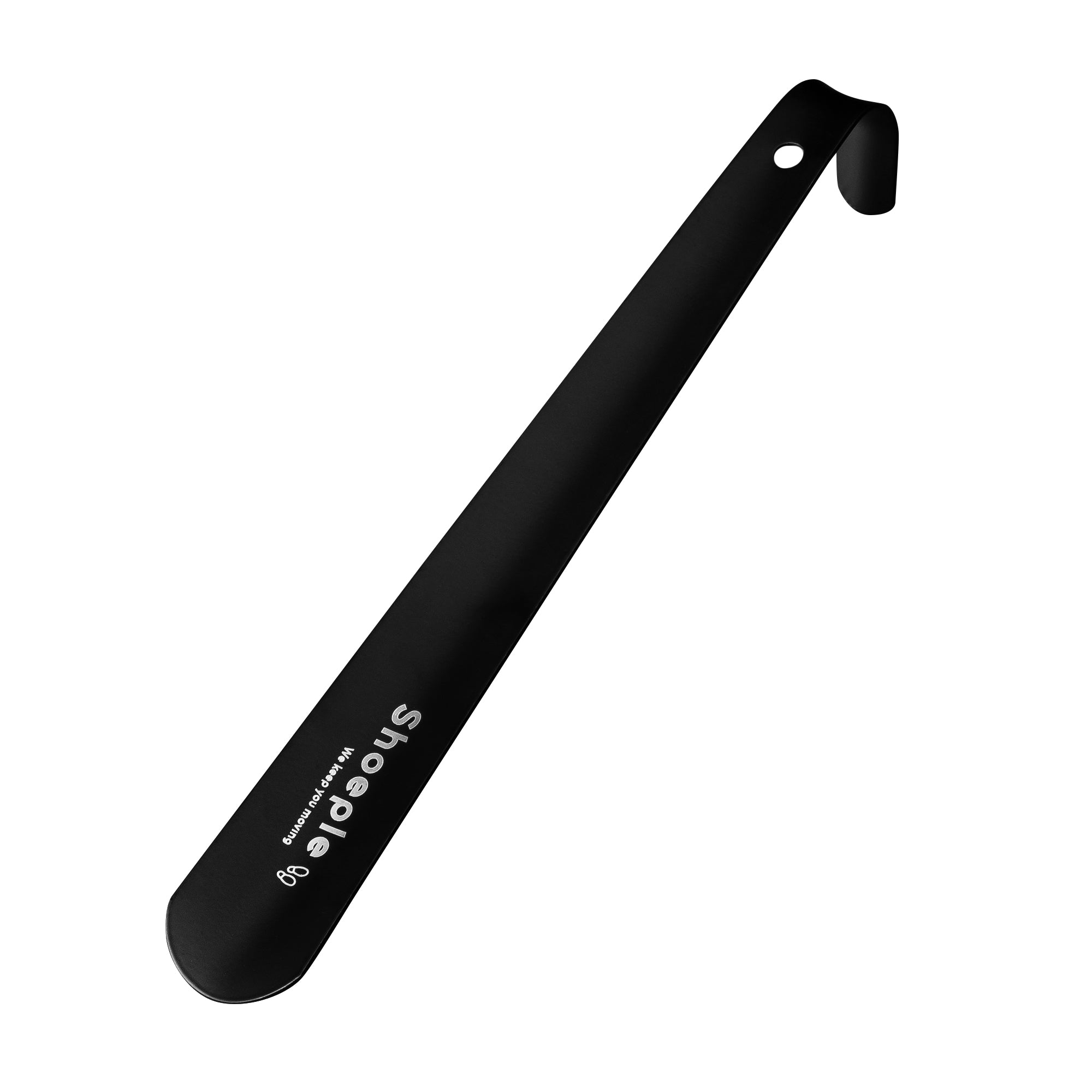 Shoeple Schoenlepel - 80cm Lang - RVS Duurzaam en extra sterk - Zwart