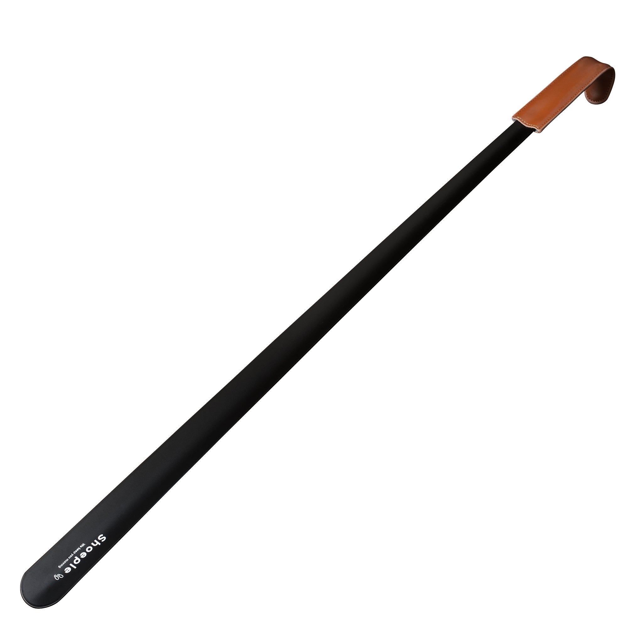 Shoeple Schoenlepel - 80cm Lang - RVS Duurzaam en extra sterk - Zwart