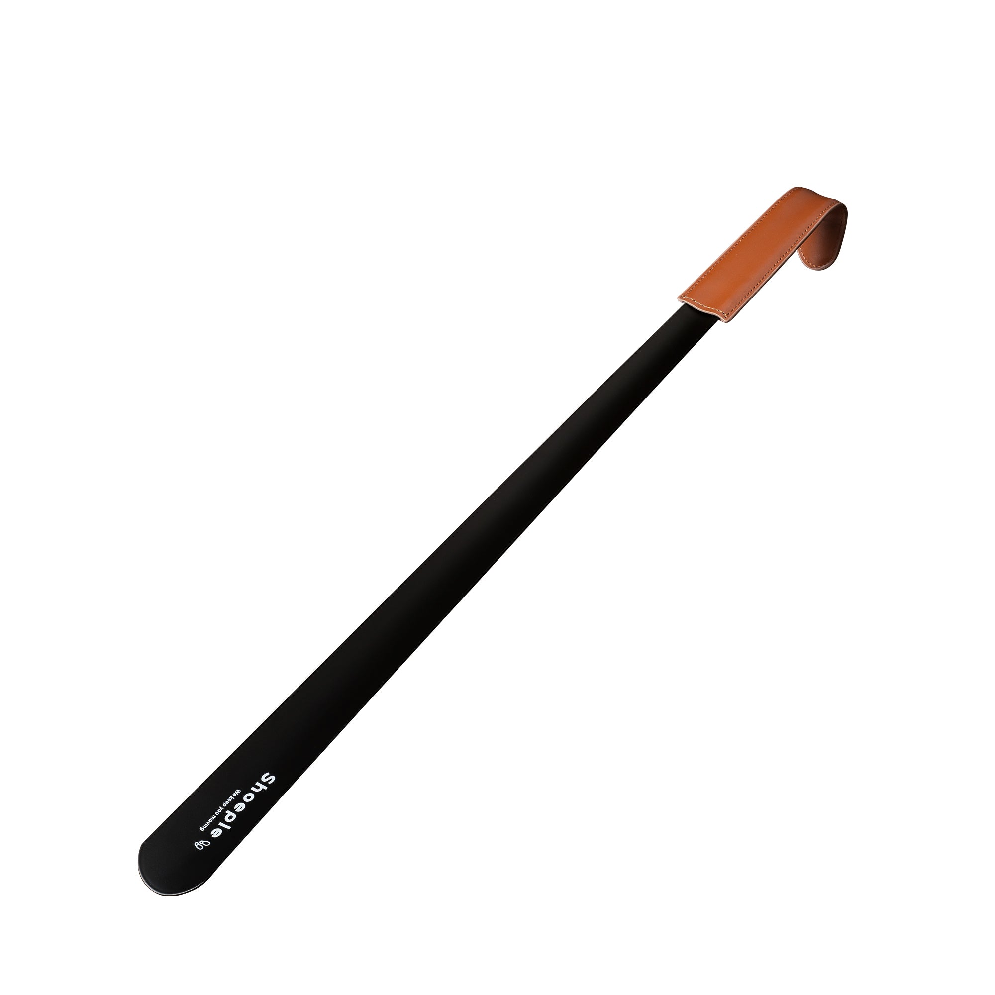Shoeple Schoenlepel - 80cm Lang - RVS Duurzaam en extra sterk - Zwart