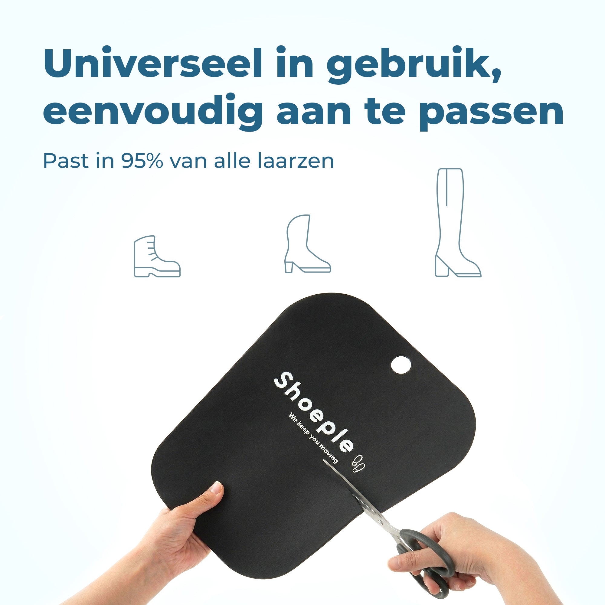 Shoeple Laarzenspanners (6 Stuks) - Laarzenhouder Paardrijlaarzen Dameslaars - 35 x 28 cm - Zwart
