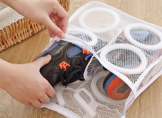 Shoeple Waszak - Wasnet Voor Schoenen - Waszak Voor Schoenen - Schoenen Waszak - 27 x 23 Cm - Delicaat Wasgoed - Schoen Wassen - Schoenenwaszak
