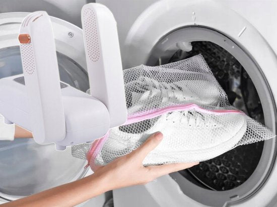 Shoeple Schoenendroger - Schoenverfrisser - Geurvreter - Frisse schoenen - Antibacterieel - UV straling - Schoenverwarmer - Schoendroger - Inklapbaar -Wit