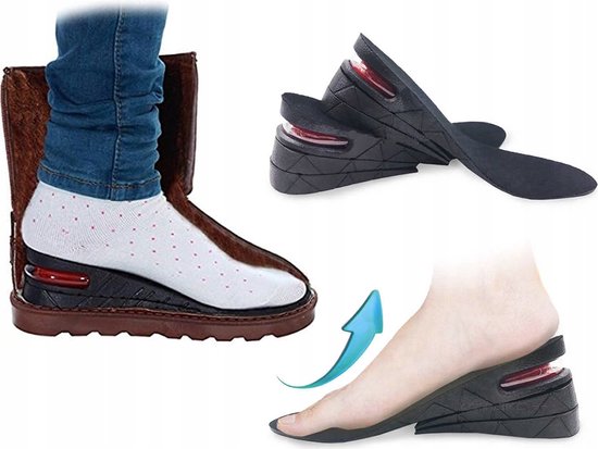 Shoeple Hakverhoger - Verhogende inlegzolen - Heellift - Hielverhoger - Hakverhoging - Langer worden - Unisex (35-42 EU)