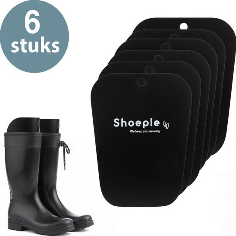 Shoeple Laarzenspanners (6 Stuks) - Laarzenhouder Paardrijlaarzen Dameslaars - 35 x 28 cm - Zwart