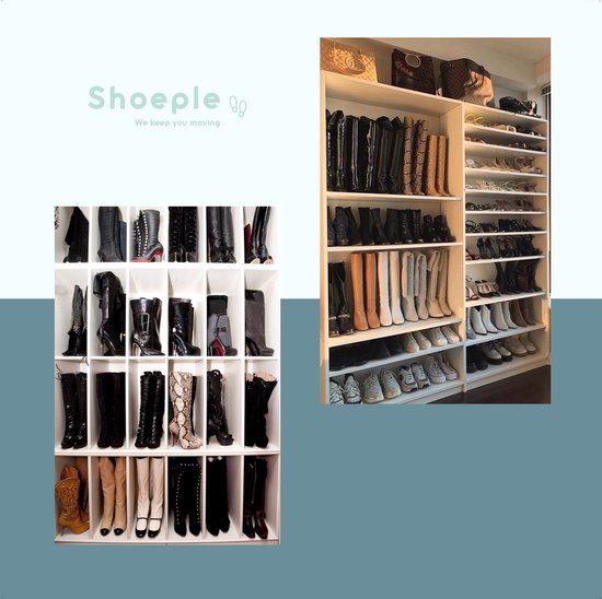 Shoeple Laarzenspanners (6 Stuks) - Laarzenhouder Paardrijlaarzen Dameslaars - 35 x 28 cm - Zwart