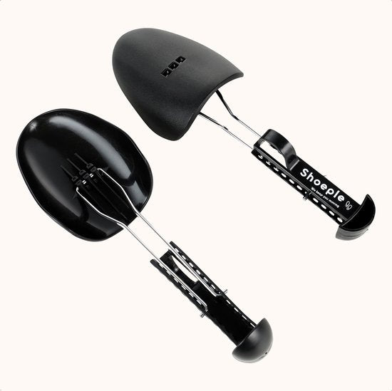 Shoeple Schoenspanner (2 stuks) Maat 38 t/m 45 - Schoenoprekker - Schoenvormer - Anti kreuk Sneaker - Zwart