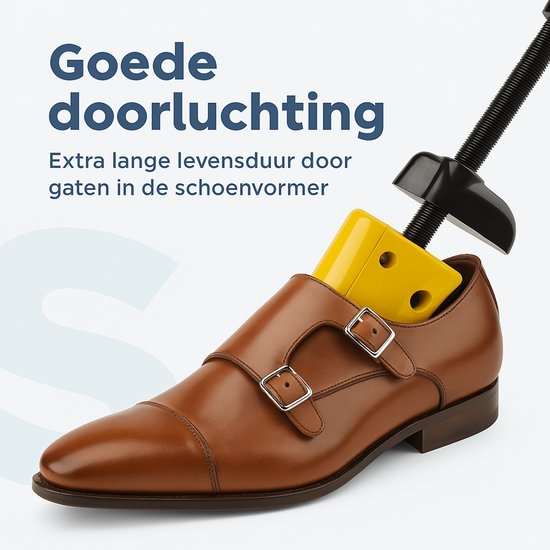 Shoeple Schoenspanner (2 stuks) - Maat 40 t/m 47 - Verstelbare Schoenoprekker - Schoenvormer