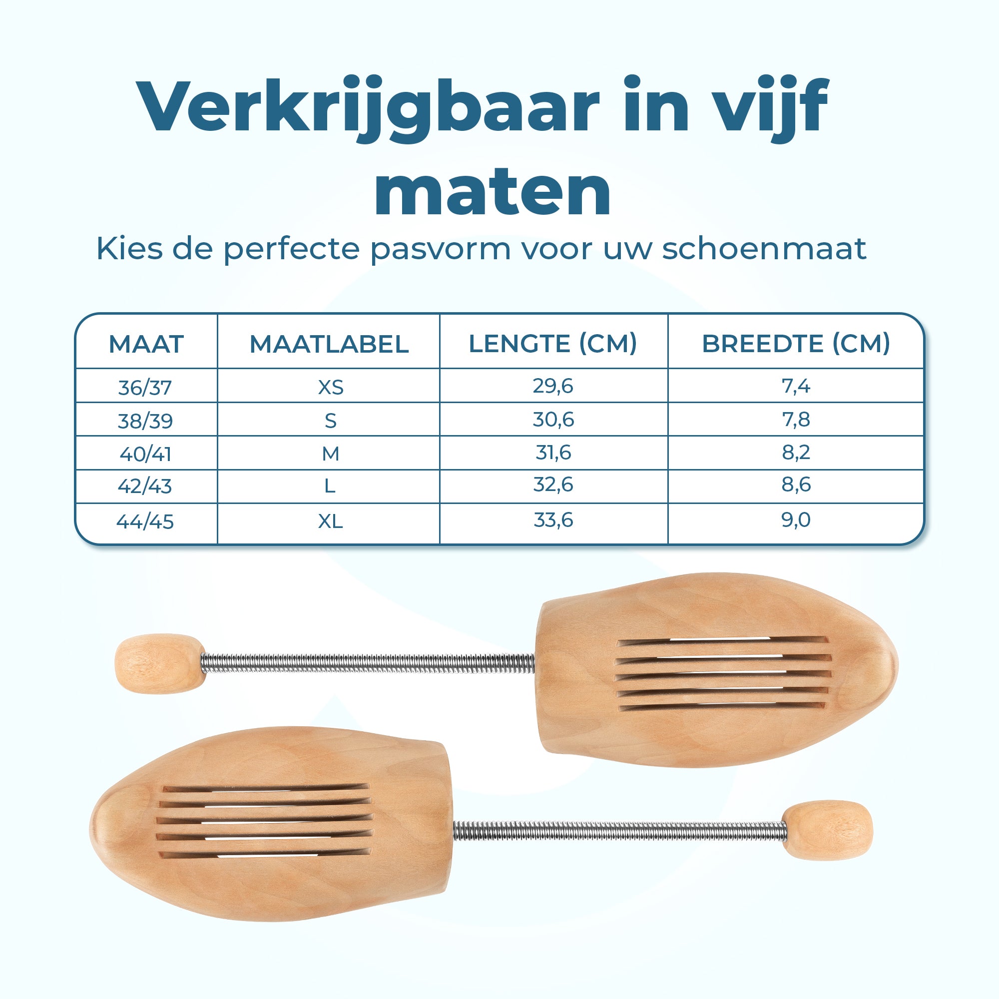 Shoeple Houten Schoenspanner – Duurzaam hout – Voor heren- en damesschoenen